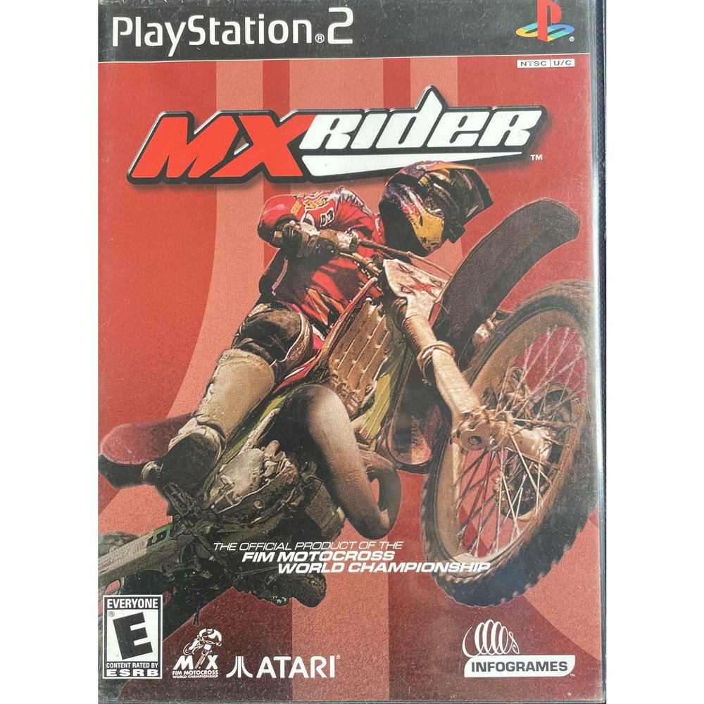 MXrider Sony PlayStation 2 PS2 2001 Complete Game with Manual